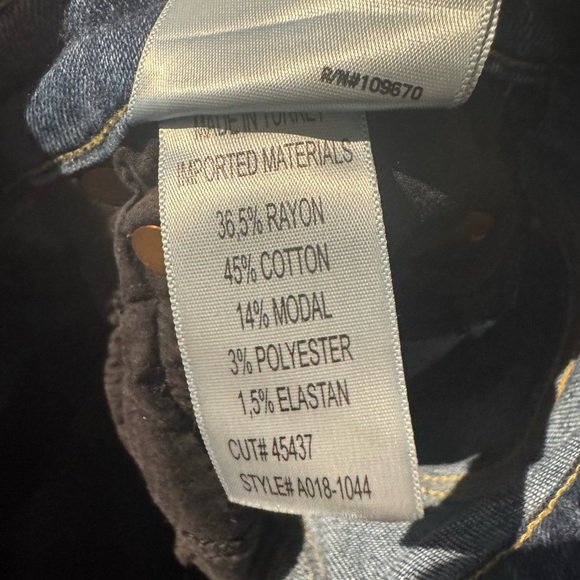 Agolde Sophie High Rise Medium Wash Skinny Jeans Stretch Denim Women's 24 - Picture 8 of 13